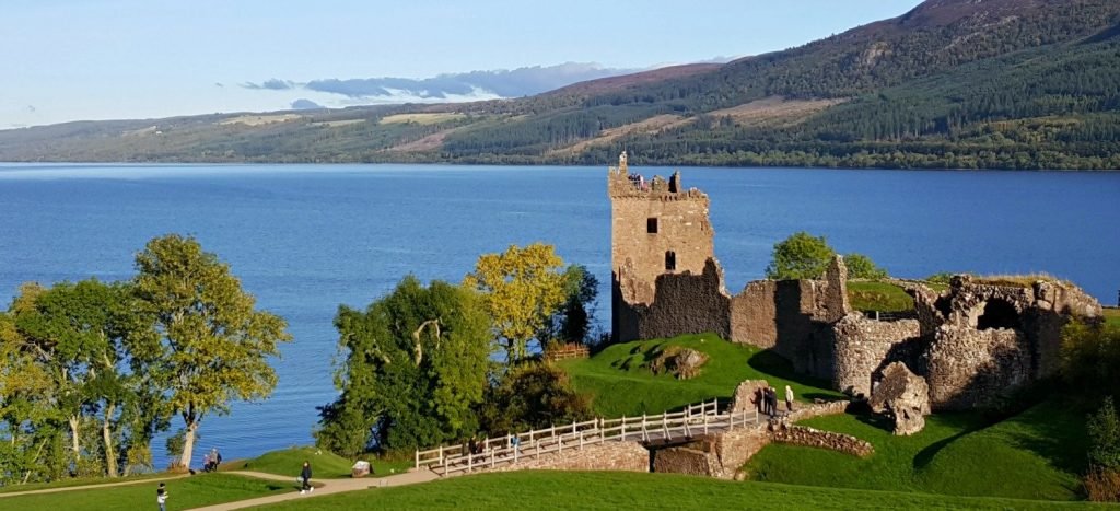 Urquhart Castle overlooking Loch Ness Urquhart Castle overlooking Loch Ness, one of the most popular of Scottish castles