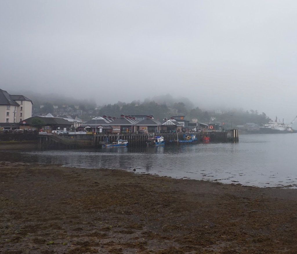 Oban gateway in poor weather Oban gateway in poor weather